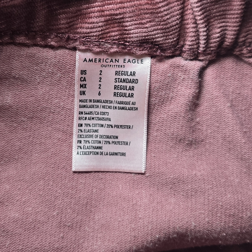 American‎ Eagle Corduroy Mini Skirt Women’s Size 2 - Picture 7 of 7